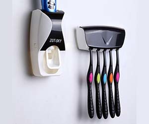 Portacepillos y Dosificador de Pasta Dental