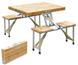 mesa picnic madera