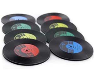 posavasos forma single vinilo