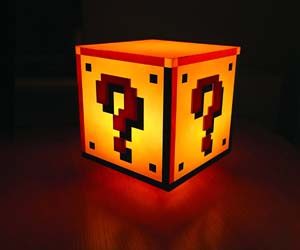 lámpara cubo Super Mario Bros