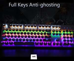 Teclado Retroiluminado Retro