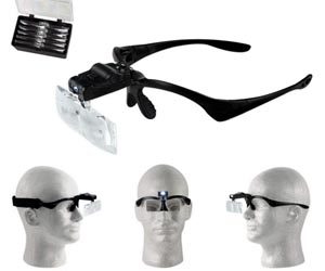 Gafas-Aumento Luz LED