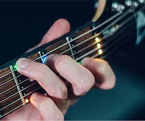 Guía LED para Guitarra