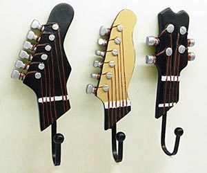 3 Percheros Guitarra