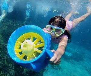 Seascooter Water Scooter eléctrico POOLJET Batería de Iones de Litio para niños